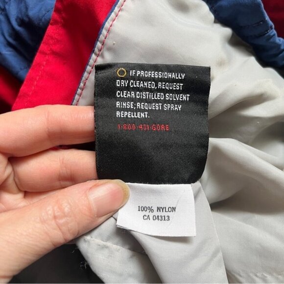 Taiga 2 toned long lined goretex hooded rain outdoor soft shell jacket Sz XL - Picture 10 of 15